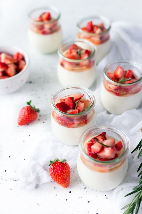 Panna cotta ai frutti rossi